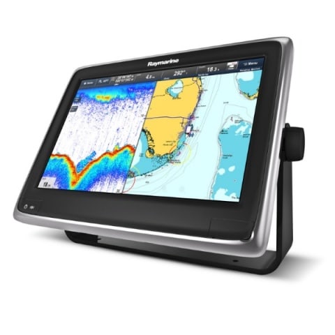 Raymarine a127 12" Multifunctional Display with Built-in Fishfinder and Wi-Fi, No Chart