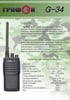 Грифон G-34 10 Вт портативная рация