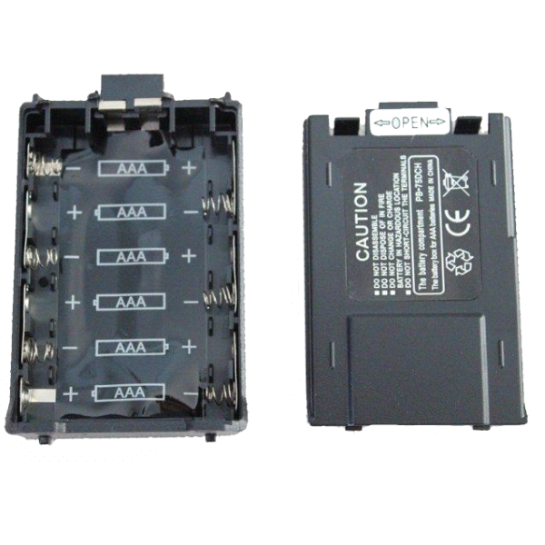 Кейс PB-75DCH для Baofeng UV-5R, Kenwood TH-F8 под батарейки ААА